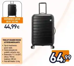 Unieuro Joiahome trolley grande rigido A9709GRANERAANTR offerta