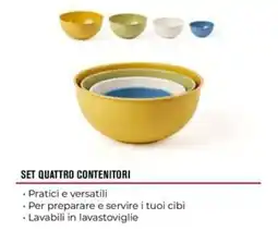 Unieuro Guzzini set quattro contenitori offerta