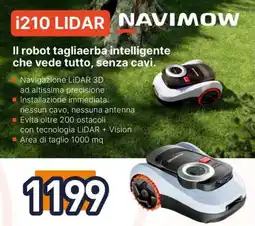 Unieuro i210 LIDAR NAVIMOW offerta