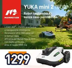 Unieuro MAMMOTION YUKA mini 2 1000 offerta