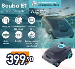 Unieuro Scuba E1 Pulizia perfetta offerta