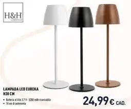 Unieuro H&h lifestyle lampada led eureka offerta
