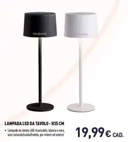 Unieuro Innoliving lampada led da tavolo offerta