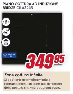 Trony Electrolux PIANO COTTURA AD INDUZIONE BRIDGE CIL63443 offerta