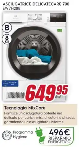 Trony ASCIUGATRICE DELICATECARE 700 EW7H28B offerta