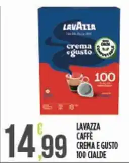 Euroesse Lavazza caffe crema e gusto 100 cialde offerta