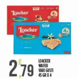 Euroesse Loacker wafer offerta
