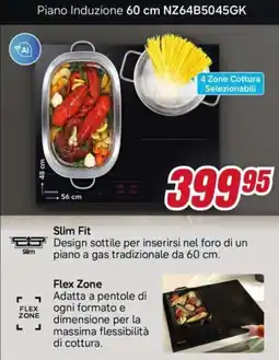 Trony SAMSUNG Piano Induzione NZ64B5045GK offerta