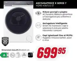 Trony Haier ASCIUGATRICE X SERIE 7 HD90-A367U1-IT offerta