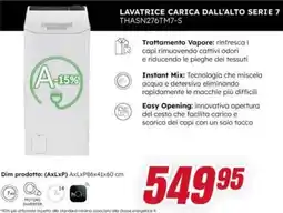 Trony Haier LAVATRICE CARICA DALL'ALTO SERIE 7 THASN276TM7-S offerta