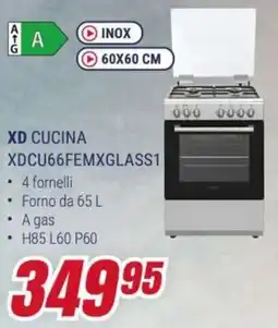 Trony XD CUCINA XDCU66FEMXGLASS1 offerta