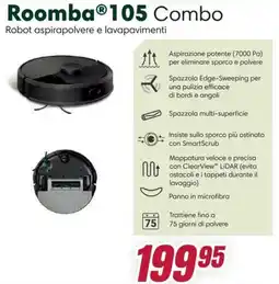 Trony Roomba 105 Combo offerta