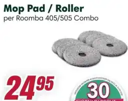 Trony Mop Pad / Roller per Roomba 405/505 Combo offerta