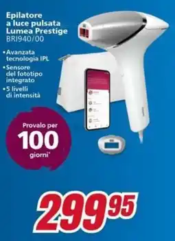 Trony PHILIPS Epilatore a luce pulsata Lumea Prestige BR1940/00 offerta
