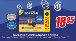 Trony Caffè borbone 90 capsule miscela nobile e decisa offerta