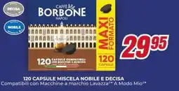 Trony Caffè borbone 120 capsule miscela nobile e decisa offerta