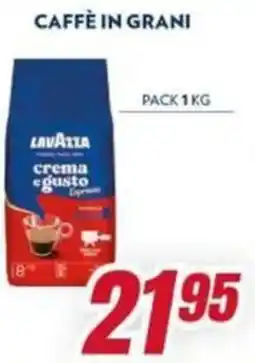 Trony Lavazza caffè in grani offerta