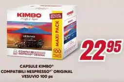 Trony Capsule kimbo compatibili nespresso original vesuvio offerta
