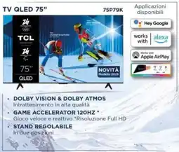 Trony TCL TV QLED 75" 75P79K offerta