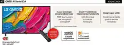 Trony LG QNED AI Serie 80A 43QNED80A offerta