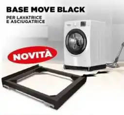 Trony Meliconi base move black per lavatrice e asciugatrice offerta