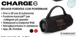 Trony Jbl charge6 offerta