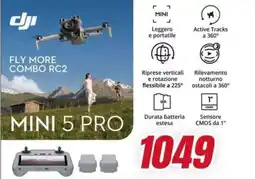 Trony Dji fly more combo RC2 mini 5 pro offerta