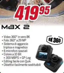 Trony GoPro Max 2 offerta
