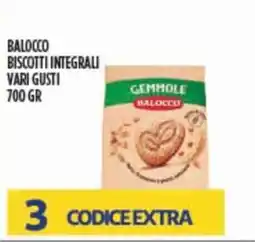 Euroesse Balocco biscotti integrali offerta
