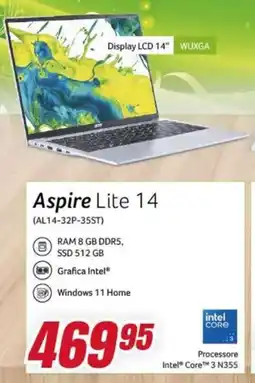 Trony acer Aspire Lite 14 offerta