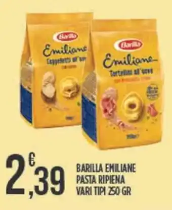 Euroesse Barilla emiliane pasta ripiena offerta