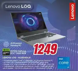 Trony LENOVO LOQ - 83JEOODLIX offerta