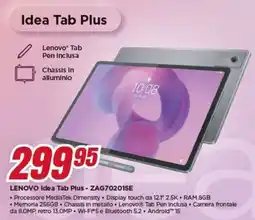 Trony LENOVO Idea Tab Plus - ZAG70201SE offerta