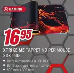 Trony XTRIKE ME TAPPETINO PER MOUSE XDXT605 offerta