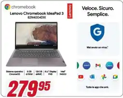 Trony Lenovo Chromebook IdeaPad 3 82N4004DIX offerta