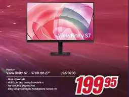 Trony Monitor View Finity S7-S70D da 27" LS27D700 offerta