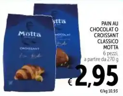Spazio Conad Pain au chocolat o croissant classico MOTTA offerta