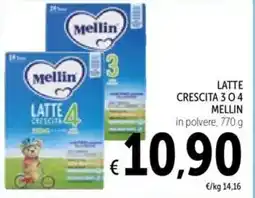 Spazio Conad Latte crescita 3 o 4 MELLIN offerta