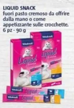 Trony Vitakraft liquid snack fuori pasto cremoso da offrire dalla mano o come appetizzante sulle crocchette offerta
