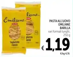 Spazio Conad Pasta all'uovo emiliane BARILLA offerta