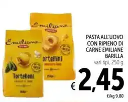 Spazio Conad Pasta all'uovo con ripieno di carne emiliane BARILLA offerta