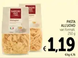 Spazio Conad Pasta all'uovo offerta