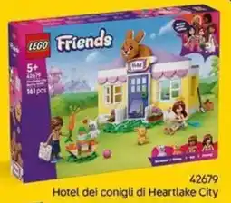 Trony Lego 42679 hotel dei conigli di heartlake city offerta