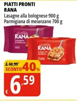 Tigros Piatti pronti RANA offerta