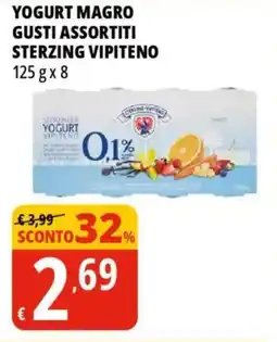 Tigros Yogurt magro STERZING VIPITENO offerta