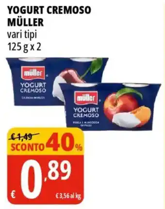 Tigros Yogurt cremoso MÜLLER offerta
