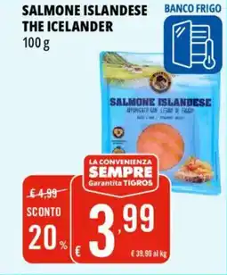 Tigros Salmone islandese banco frigo THE ICELANDER offerta