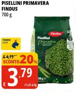 Tigros Pisellini primavera FINDUS offerta