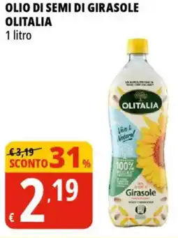 Tigros Olio di semi di girasole OLITALIA offerta