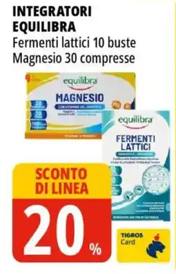 Tigros Integratori EQUILIBRA offerta